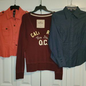 Woman's Size Medium Tops Lot (3 pcs)